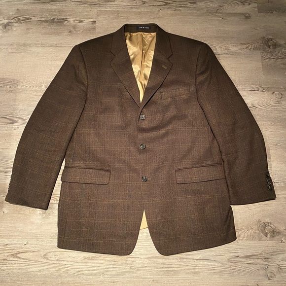 Vintage Chaps Ralph Lauren Blazer Plaid Men’s Size 42R - Picture 1 of 8